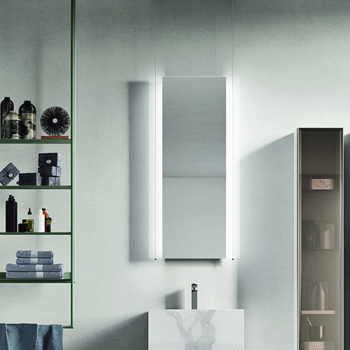 Specchio da bagno a muro - START GATE - ARDECO - contemporaneo / rettangolare / luminoso