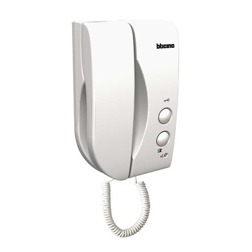 Citofono audio bianco - 322040 - Bticino - da incasso / da interno / azionabile da telefono