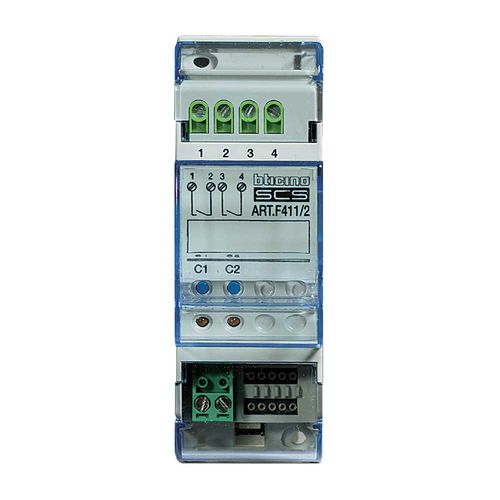 Attuatore binario DIN - F411/2 - Bticino
