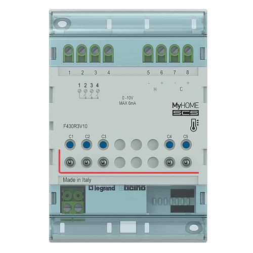 Attuatore binario DIN - 3 CONTACT - Bticino