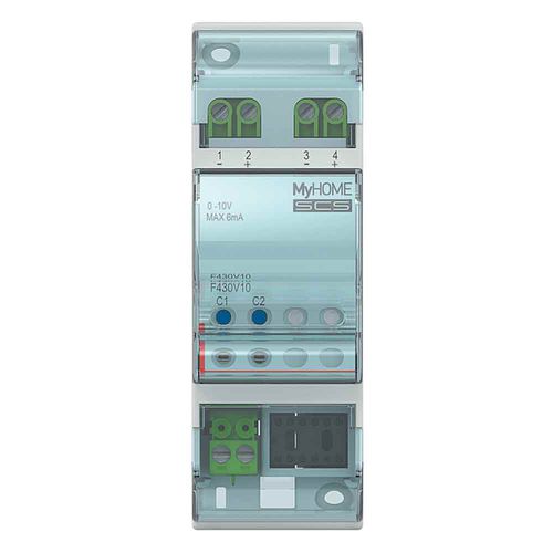 Attuatore binario DIN - 0-10V - Bticino