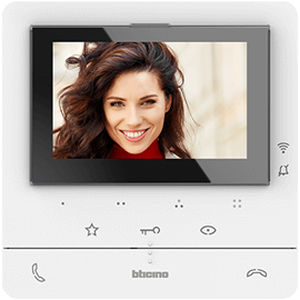 Videocitofono bianco - 100X16E - Bticino - da incasso / da interno / con videocamera
