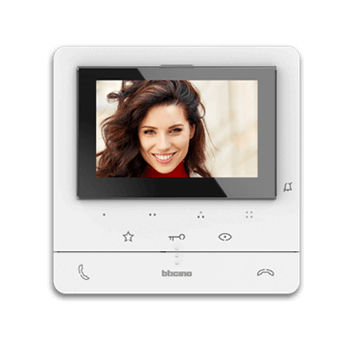 Videocitofono bianco - 100V16E - Bticino - da incasso / da interno / con videocamera