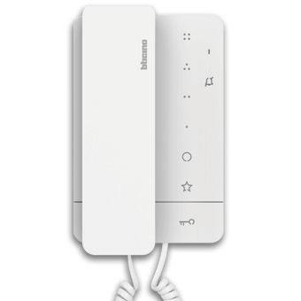 Citofono audio bianco - 100A16M - Bticino - da interno / azionabile da telefono / per controllo accessi