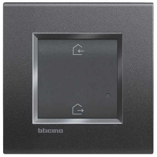 Interruttore a pulsante - L4003CW - Bticino - ad incasso / classico / quadrato