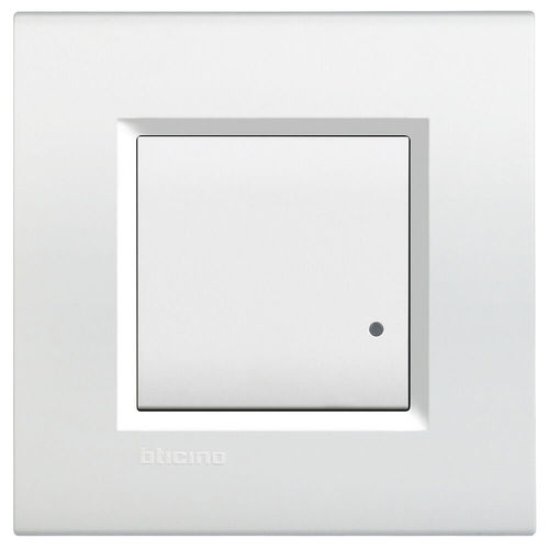 Interruttore a pulsante - N4003CW - Bticino - ad incasso / classico / quadrato
