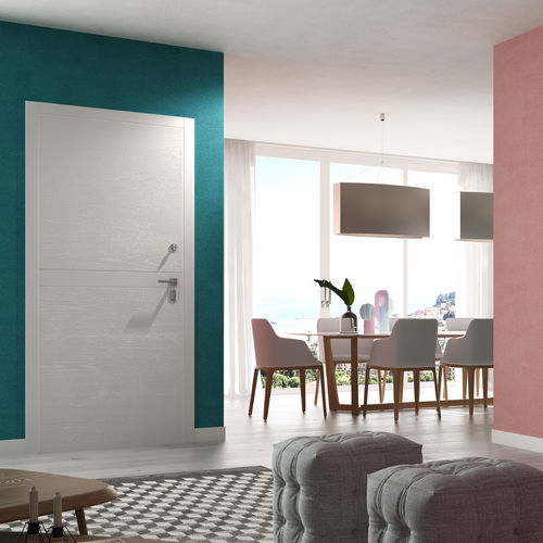 Porta d'ingresso - DUAL - Otcdoors - in metallo / battente / contemporanea