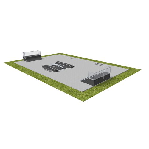 Skatepark in legno - MODULAR : 390213 - Techramps - modulare