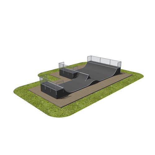 Minirampa in legno - MODULAR : 131218 - Techramps - per skatepark