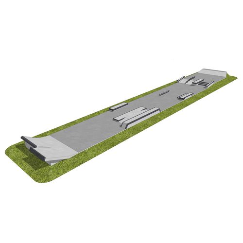 Skatepark in calcestruzzo - CONCRETE : 300M2 - Techramps - monolitico