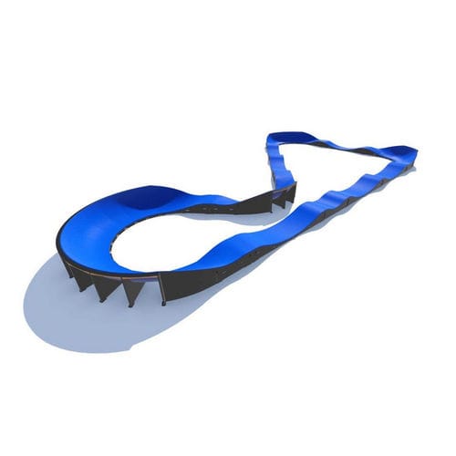 Pump track mobile - PUMPTRACKS : PC3 - Techramps - modulare / per bikeparks / per skatepark