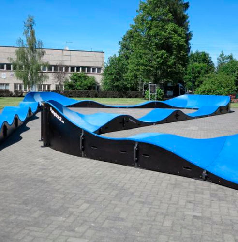 Pump track modulare - PAWŁOWICE - Techramps - per skatepark