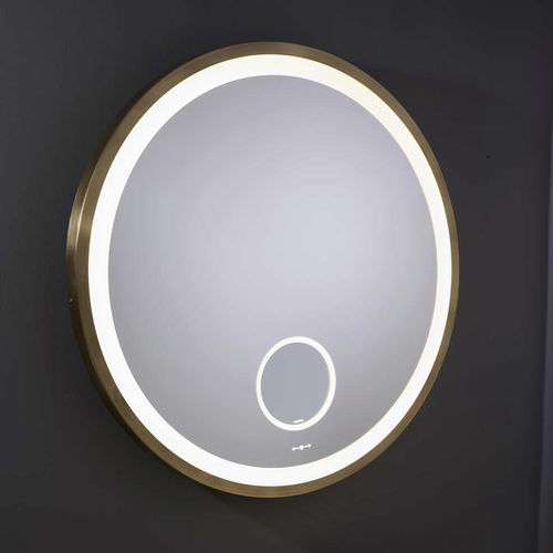 Specchio da bagno in bronzo - MOON BRS - MONTELEONE - a muro / per hotel / per camera d'hotel