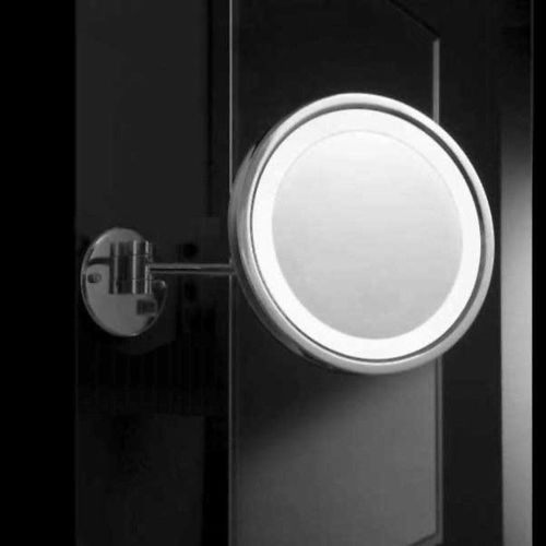 Specchio da bagno a muro - SPEKKIO 200 - MONTELEONE - contemporaneo / rotondo / in metallo