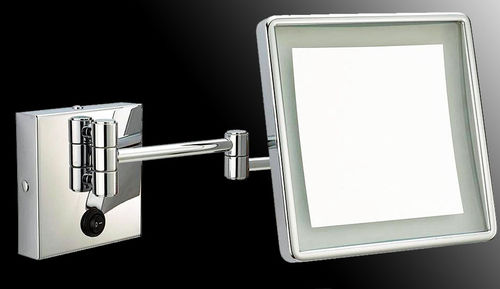 Specchio da bagno a muro - SPEKKIO 203 - MONTELEONE - contemporaneo / rettangolare / in metallo