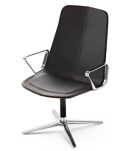 Sedia da ufficio contemporanea - STRATOS MH - MAXDESIGN - da interno / in tessuto / in pelle