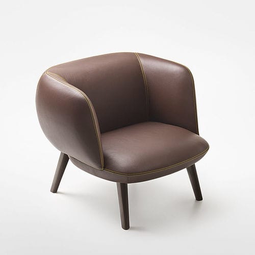 Poltrona contemporanea - BETTY - MAXDESIGN - in ecopelle / in pelle / in tessuto