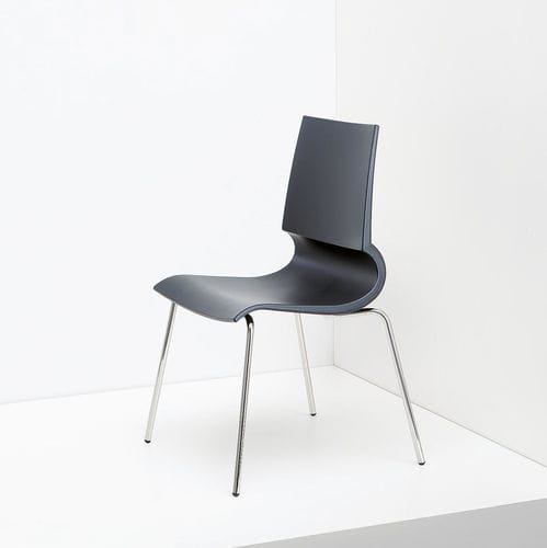 Sedia contemporanea - RICCIOLINA - MAXDESIGN - da interno / in tessuto / in pelle