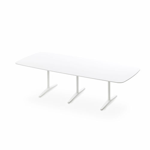 Tavolo da pranzo contemporaneo - PLATO  - MAXDESIGN - in MDF / in alluminio / rettangolare