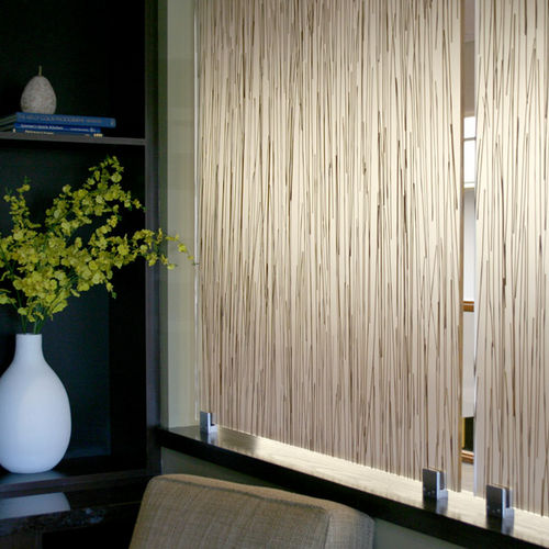 Pannello decorativo per interni - PAMPAS REED LIGHT - Lumicor - in resina / colorato / traslucido