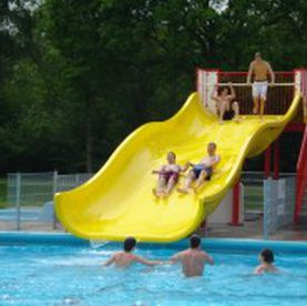 Scivolo acquatico girevole - VARIOPOOL B.V. - dritto / per parco acquatico / per piscina pubblica