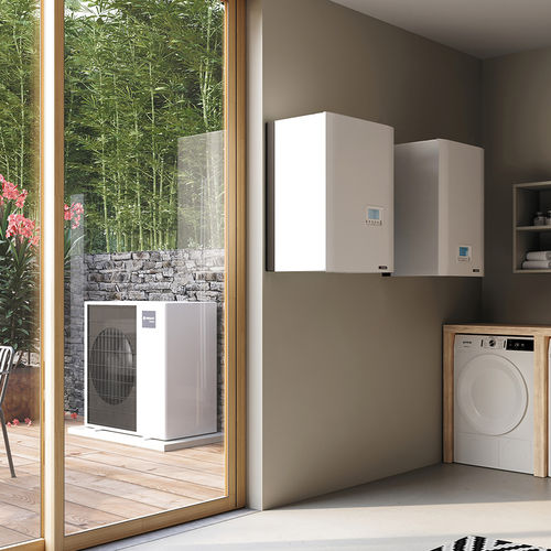 Pompa di calore aria-acqua - TEAMAO HYBRIDE - FRISQUET - a gas / residenziale / da esterno