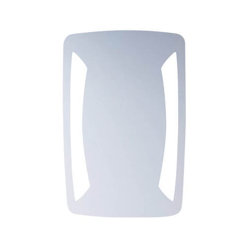 Specchio da bagno luminoso a LED - NAOS - BROSSIER SADERNE - a muro / contract / contemporaneo
