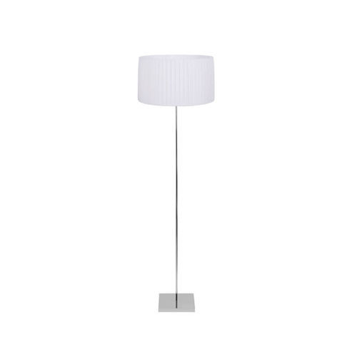 Lampada da terra - ANTERO - BROSSIER SADERNE - in metallo cromato / in tessuto / contemporanea