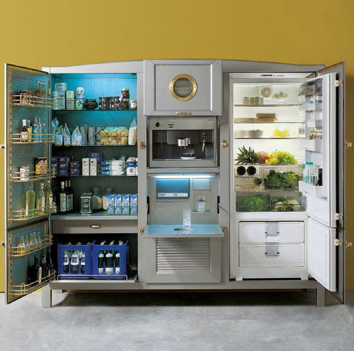 Mobile alto per cucina tradizionale - MENEGHINI - in legno