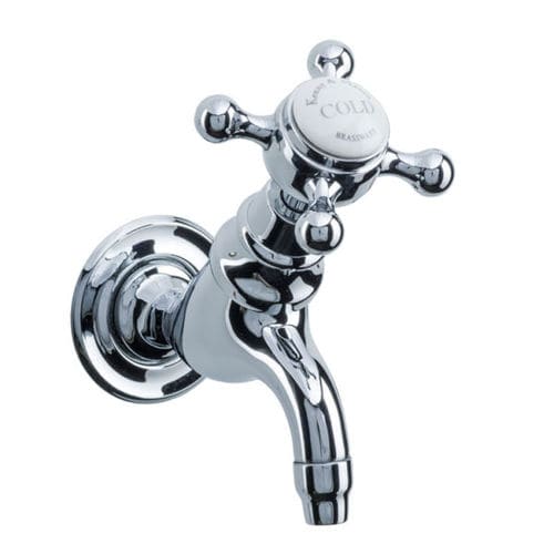 Miscelatore per lavabo - TH012 - Kenny&Mason - da parete / in metallo cromato / in ottone