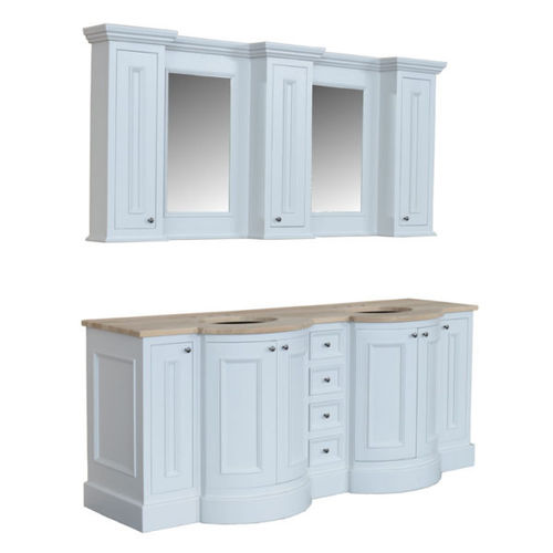 Mobile lavabo doppio - HOLT08 - Kenny&Mason - da appoggio / a muro / in rovere