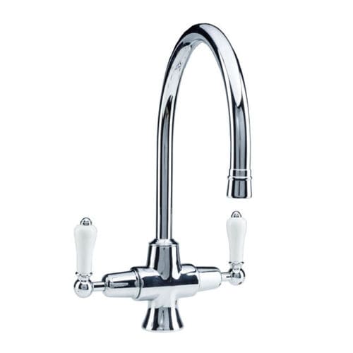Miscelatore da appoggio - NGT1037 - Kenny&Mason - in metallo cromato / in ottone / da cucina