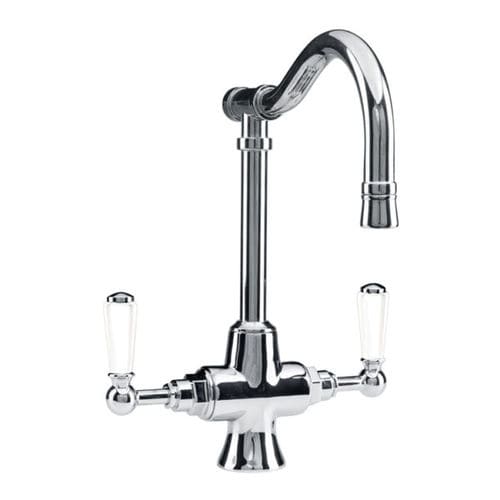 Miscelatore doppio comando da appoggio - NGT2016FR - Kenny&Mason - in metallo cromato / di ottone / in nichel