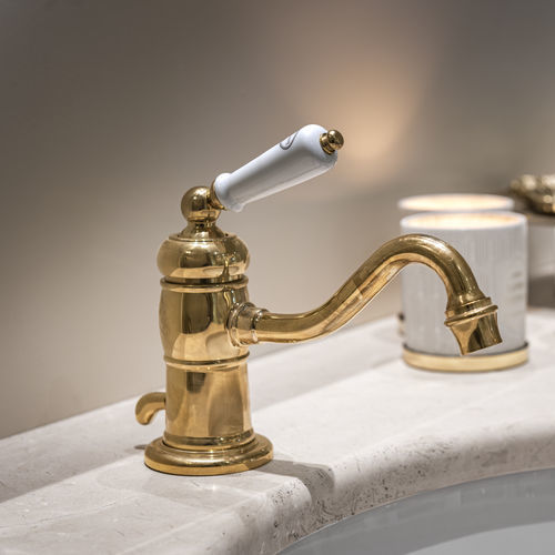 Miscelatore per lavabo - TH003  - Kenny&Mason - da appoggio / in metallo cromato / da bagno