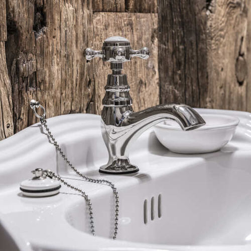 Miscelatore per lavabo - TH010  - Kenny&Mason - da appoggio / in metallo cromato / in ottone