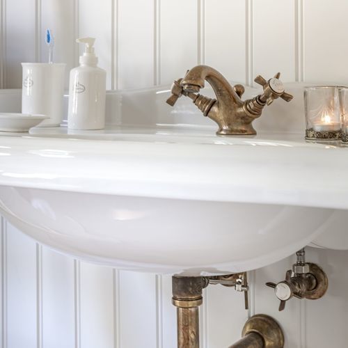Miscelatore doppio comando per lavabo - NGT703 - Kenny&Mason - da appoggio / in ottone cromato / in ottone placcato oro