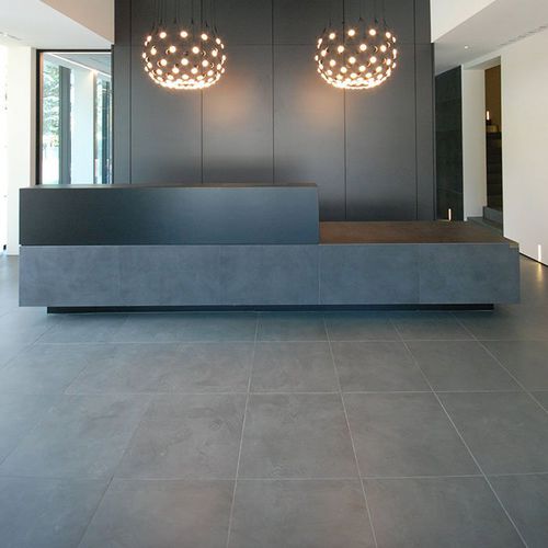 Pavimento sopraelevato in gres - Sintered material - Nesite - idrofugo / ignifugo / acustico