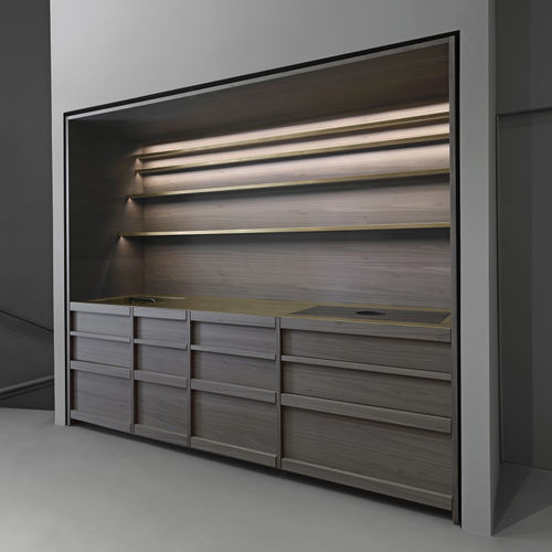 Cucina contemporanea - hanami - minotti cucine - in legno / in pietra / con isola