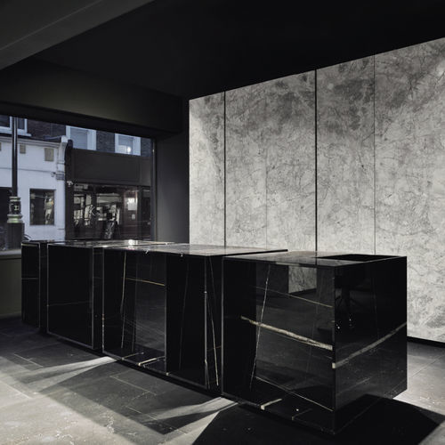 Cucina contemporanea - anima - minotti cucine - in pietra / con isola / modulare