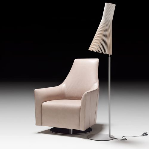 Poltrona contemporanea - ZELOS - ARTANOVA - in pelle / in metallo / in legno