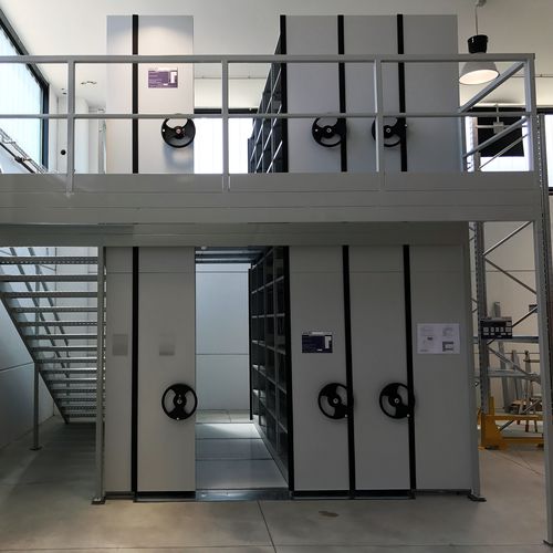 Scaffalatura mobile per stoccaggio - MOBICLASS - ELECTROCLASS - per ufficio / per archivio / meccanica