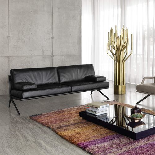 Divano contemporaneo - DS-60 - de Sede AG - in tessuto / in pelle / con braccioli