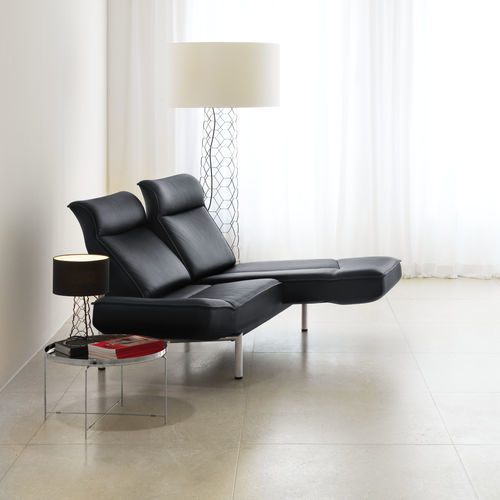 Divano contemporaneo - DS-450 TWIST - de Sede AG - in metallo / in espanso / in pelle