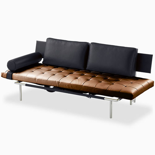Divano letto - CAMPUS DE LUXE - ipdesign - contemporaneo / in tessuto / in pelle