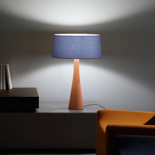 Lampada da tavolo - AURA - modo luce - in tessuto / in calcestruzzo / contemporanea
