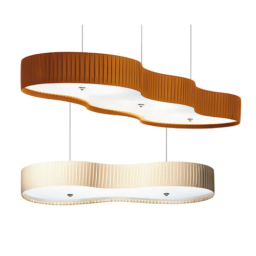 Lampada a sospensione - OTTOVOLANTE - modo luce - in cotone / in Plexiglas® / in PVC