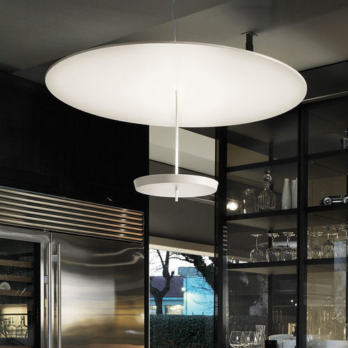 Plafoniera contemporanea - OMBRELLA - modo luce - rotonda / in metallo / LED