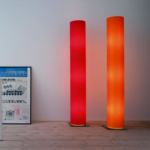 Colonna luminosa contemporanea - LOST - modo luce - in metallo / in tessuto / LED
