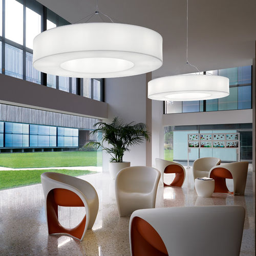 Lampada a sospensione - ATOLLO - modo luce - in metallo / in polietilene / contemporanea