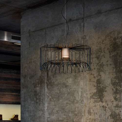 Lampada a sospensione - ICARO - modo luce - in acciaio / contemporanea / per uso residenziale